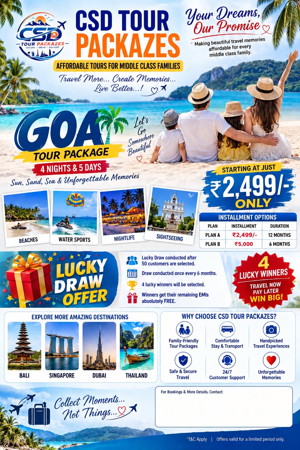 CSD Tour Packagez – Goa
